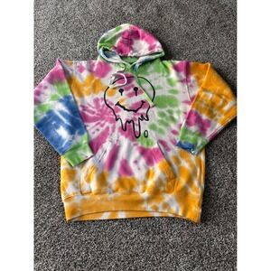 Thirty Single Tie Dye Hoodie‎ Graphic Print Pullover Sweatshirt Medium